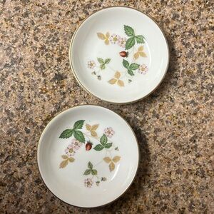 Wedgwood small strawberry plates